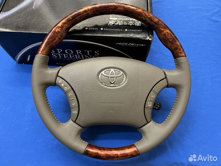 Анатомический руль с косточкой Toyota Camry 35