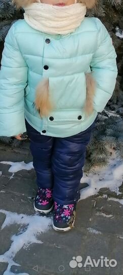 Зимний комбинезон для девочки 92 размер
