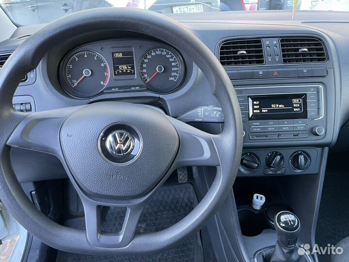 Volkswagen Polo 1.6 МТ, 2017, 127 000 км