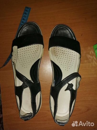 Босоножки Еcco Экко 39, полностью кожаные