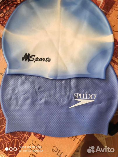 Шапочка для плавания цена за две