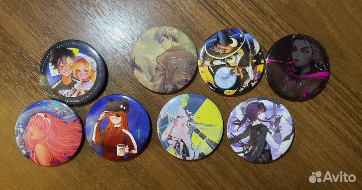 Значки мультифандом аниме игры