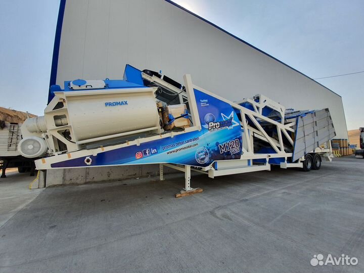Мобильный бетонный завод Promax M120 TWN