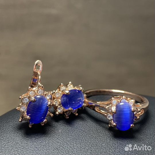 Винтажные Серьги И Кольцо Сделано В СССР Ретро