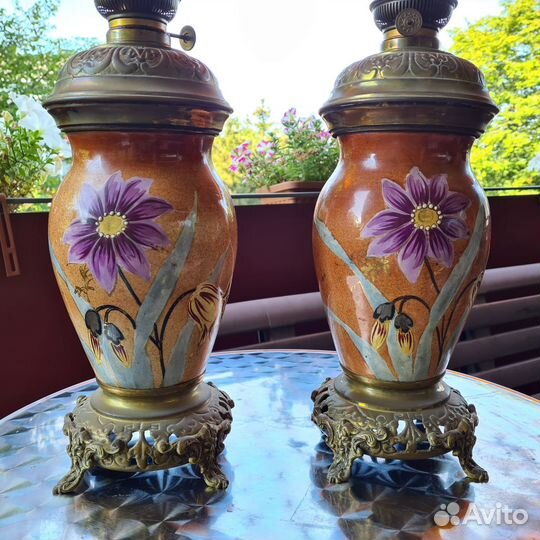 Лампа керосиновая, горелки Matador. Бельгия