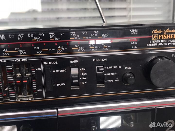 2-х касетный стереомагнитафон с радио