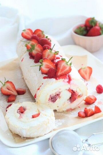 Меренговый рулет