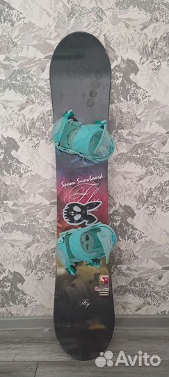 Сноуборд Spoon Fly 138+крепления Head