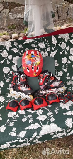 Детские раздвижные ролики 31 34