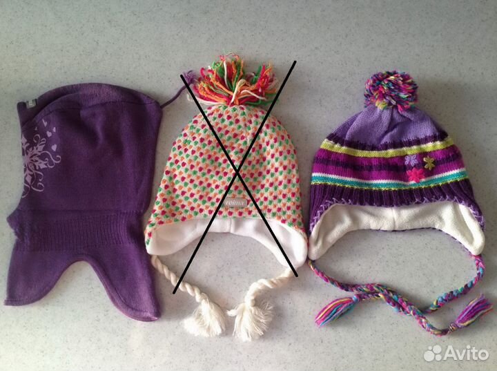 Шлемы шапки шарфы варежки краги кепки