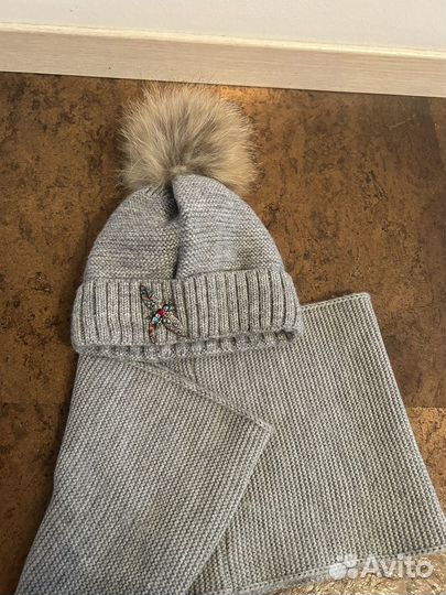 Набор: шапка и снуд для девочки