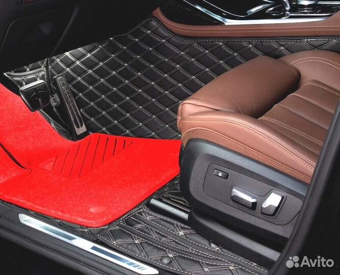 3D Коврики Audi A6 из Экокожи