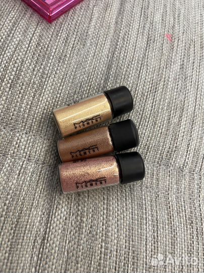 Пигменты MAC Tan, Rose, Melon