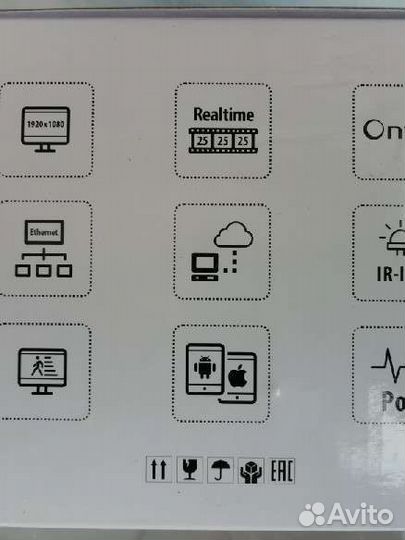Камера видеонаблюдения купольная ip