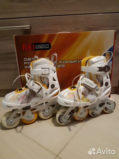 Роликовые коньки детские раздвижные