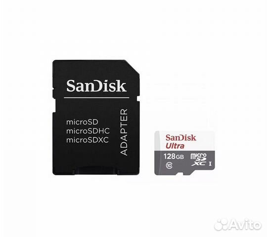 Карта памяти SanDisk microsdxc Ultra Class 10 UHS