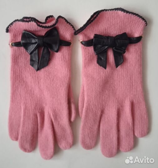Оригинал перчатки Moschino кашемир в отл.сост