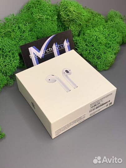 Наушники AirPods 2 + чехлы в подарок