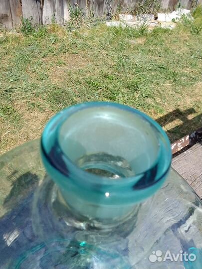 Бутыль стеклянная с пробкой