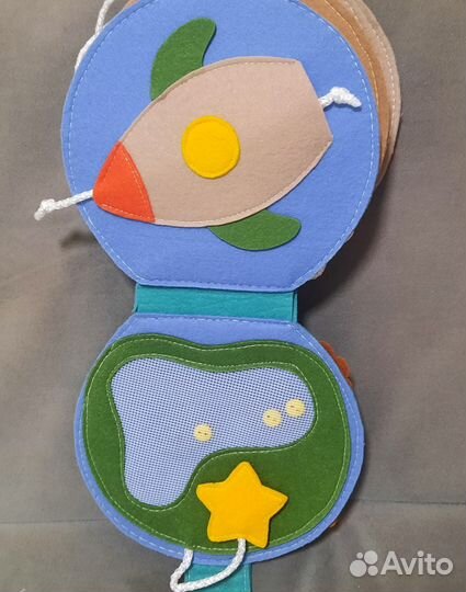 Книга из фетра детская