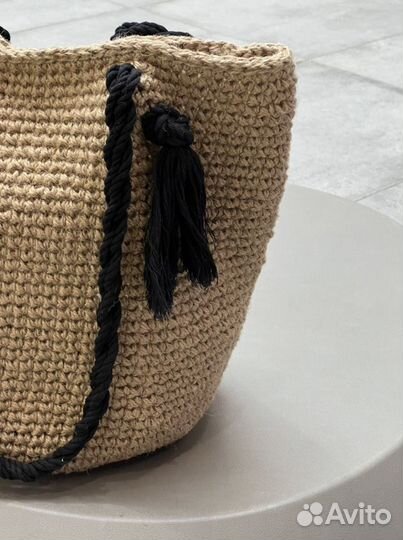 Сумка женская из джута
