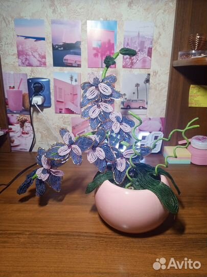 Орхидея из бисера