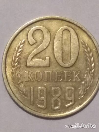 20к1989г СССР брак