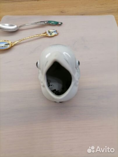 Статуэтка Галчонок Артель Фарфоровая игрушка 50г.г