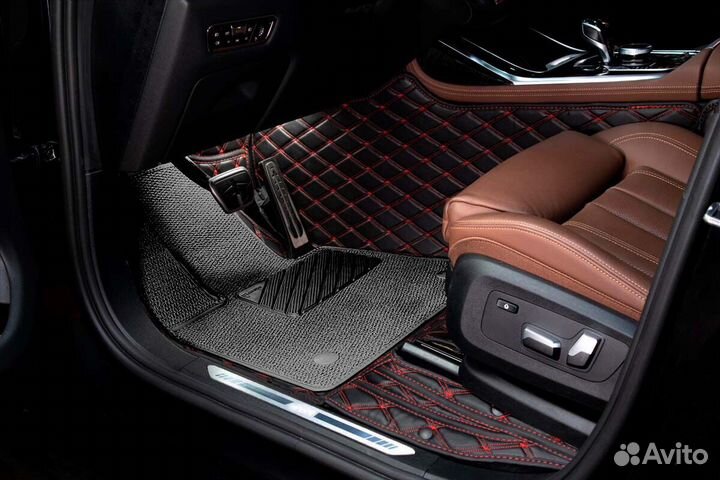 3D Коврики Audi Q7 Q5 Q8 из Экокожи