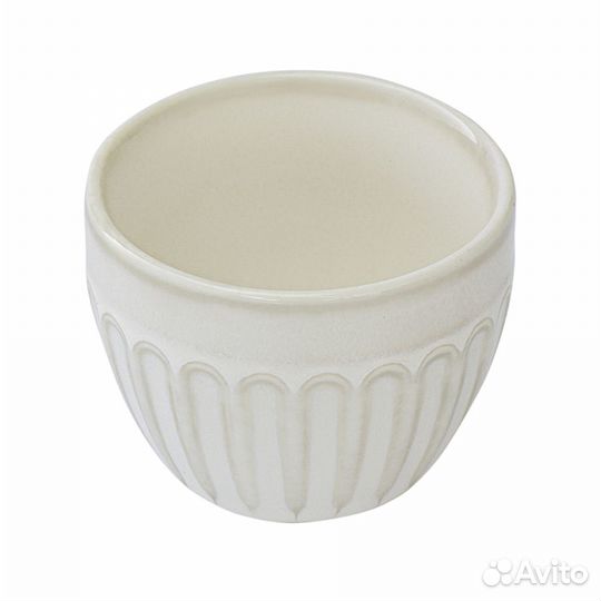 Набор из двух подставок для яиц белого цвета из