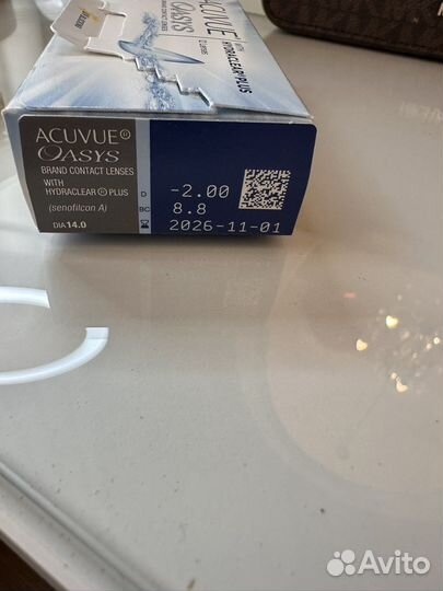 Линзы контактные acuvue oasys двухнедельные