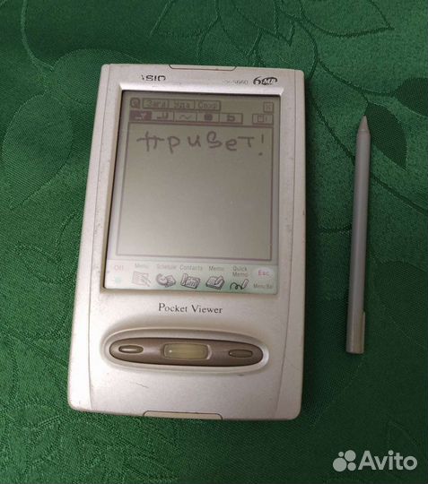 Электронная записная книжка casio pv-s660