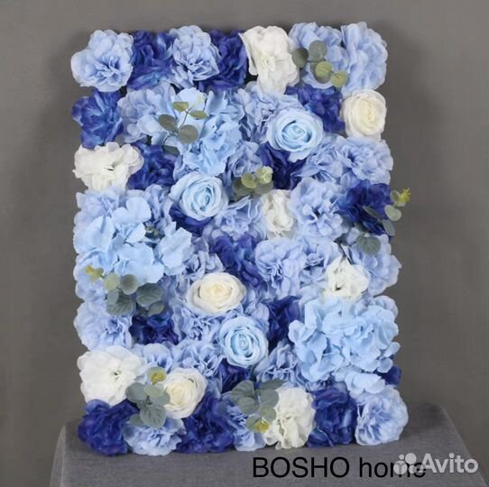 Фитостена из цветов, модульная трава