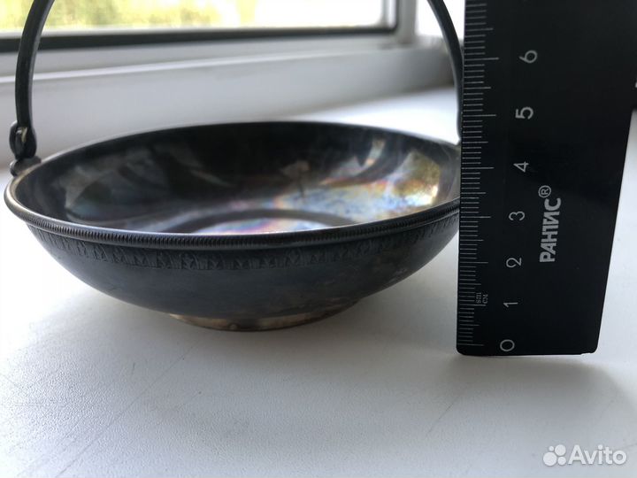 Сахарница мельхиоровая СССР