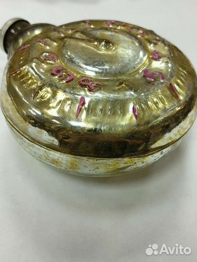 Ёлочная игрушка Часы Будильник СССР