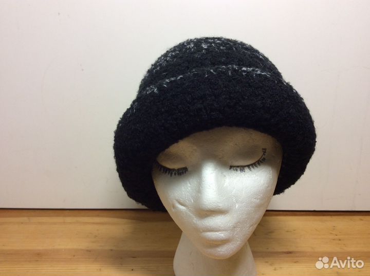 Роскошная шляпка ручная вязка, р-р 55-57, арт 290
