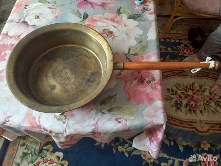 Таз медный для варенья