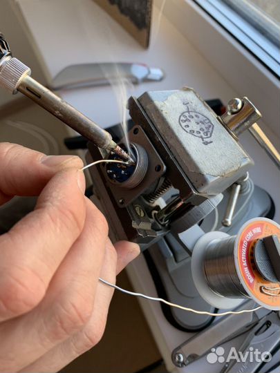 Пайка кабелей и разъёмов, изготовление жгутов