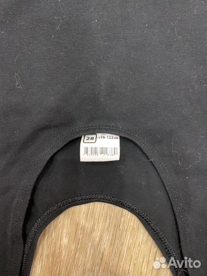 Купальник гимнастический черный 116-122