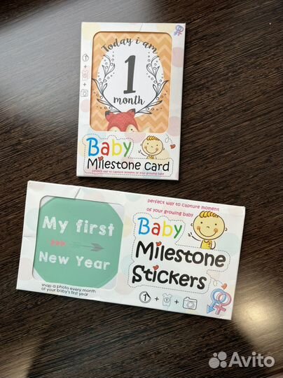 Карточки для фотосессии малыша, стикеры