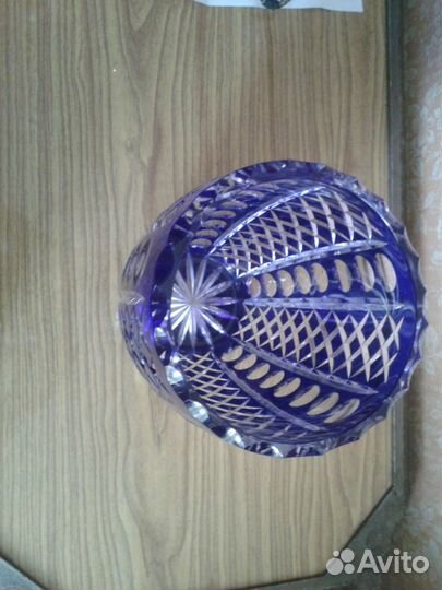 Хрустальная Ваза beyer гдр 60гг