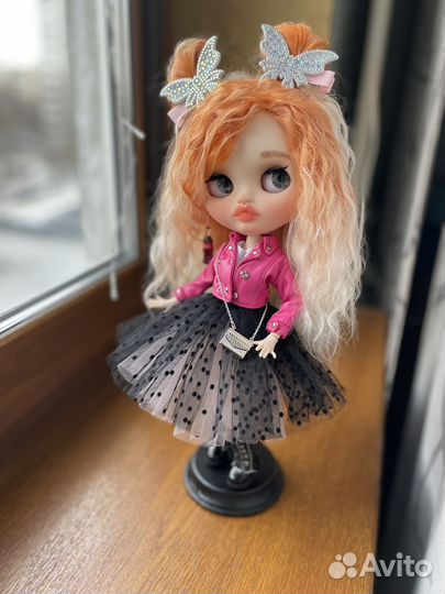 Блайз кукла кастом рыжая лисичка