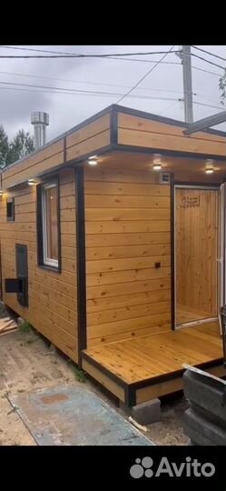 Готовая каркасная баня