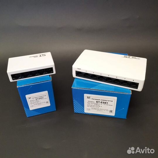 Коммутаторы 12в, без PoE на 5 и 8 портов