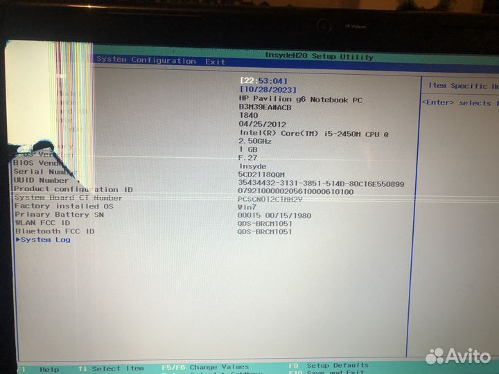 Hp g6 i5-2450m/2gb/15,6/Radeon 7670m 1gb