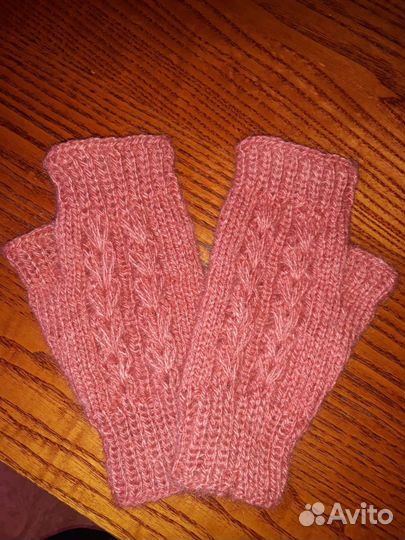 Митенки вязаные