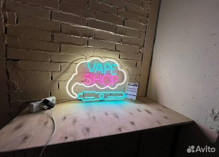Вывеска из неона