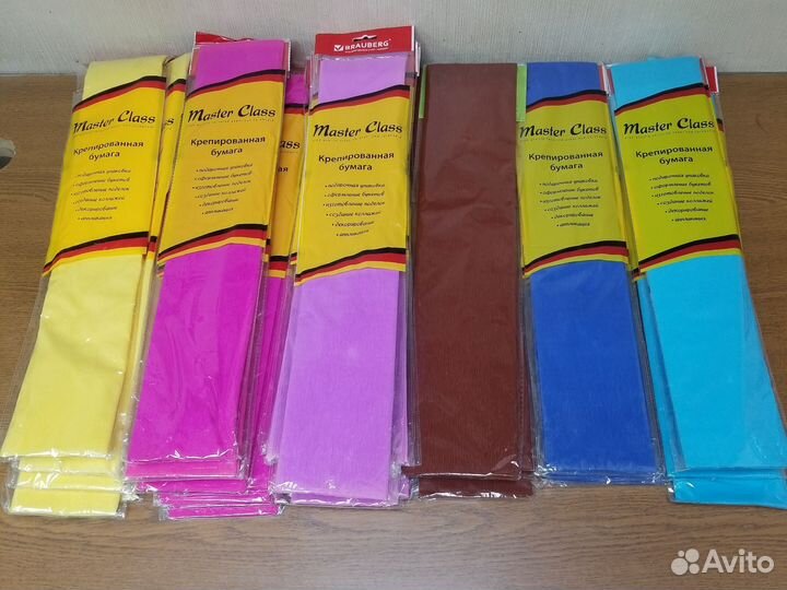 Крепированная бумага Brauberg 37штук - лот (Новая)