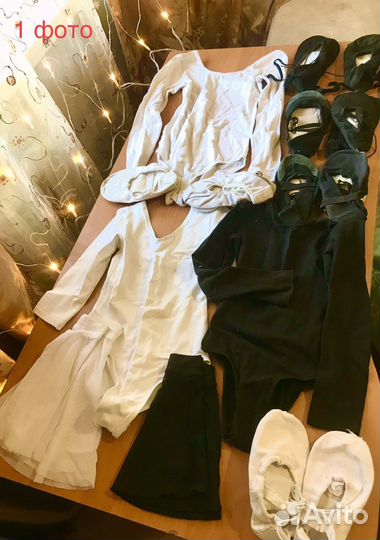 Балетки, гимнастический купальник,юбка для девочки