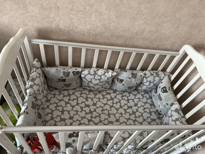 Бортики в детскую кроватку